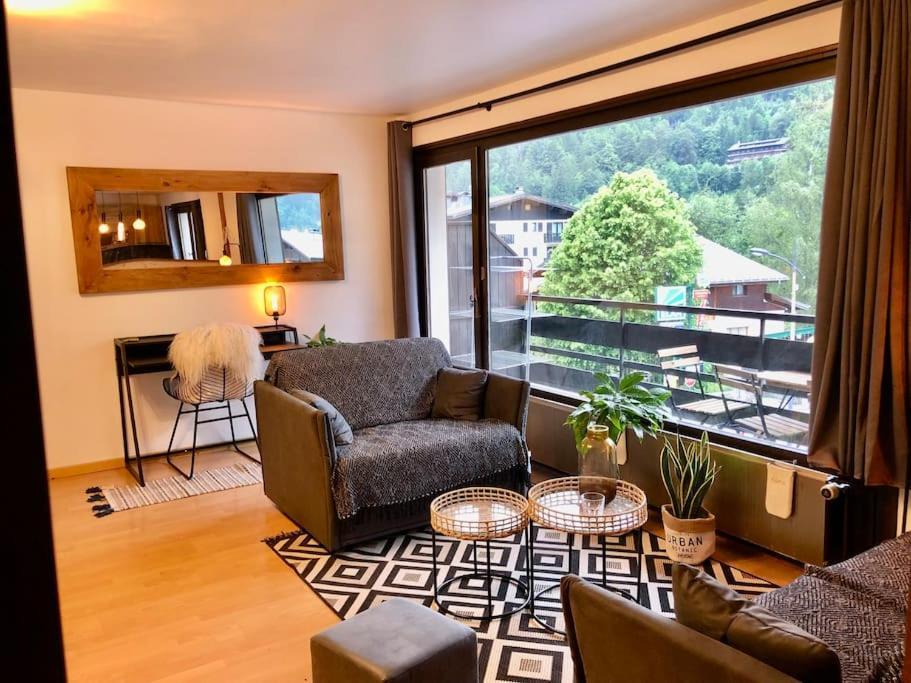 Apartement Vue Montage Magnifique 2Ch 5Mn Piste 3 Les Houches Exterior foto